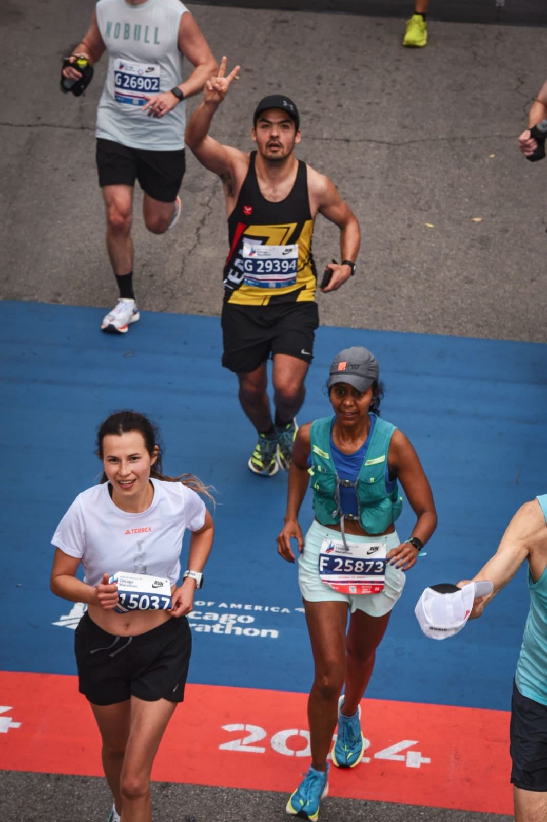 Daniel en sesión de pista